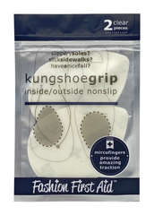 FASHION FIRST AID Kung Shoe Grip 2.0, 1 pair, Clear