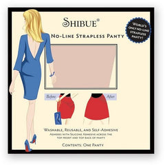 SHIBUE Strapless Panty, Mocha or Nude, 1 Count