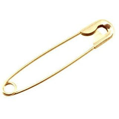 Safety Pins - Brass, Assorted Sizes