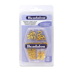 BEADALON Findings Variety Pack (132 pieces)