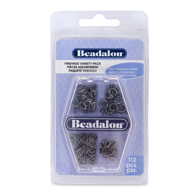 BEADALON Findings Variety Pack (112 pieces)