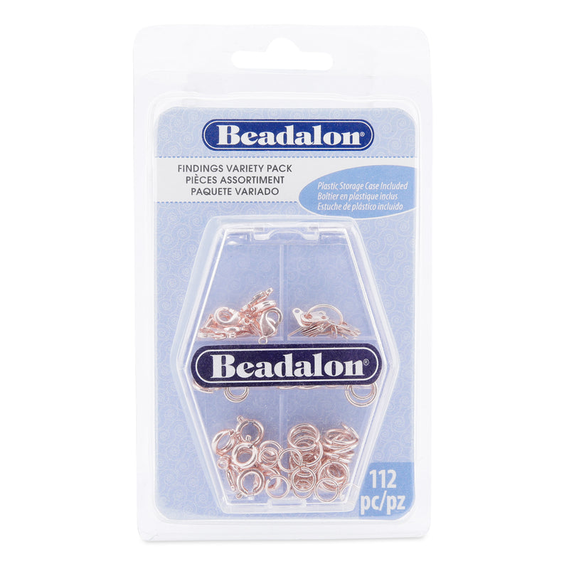 BEADALON Findings Variety Pack (112 pieces)