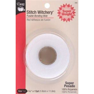 DRITZ Stitch Witchery Fusible Bonding Web, Various Sizes