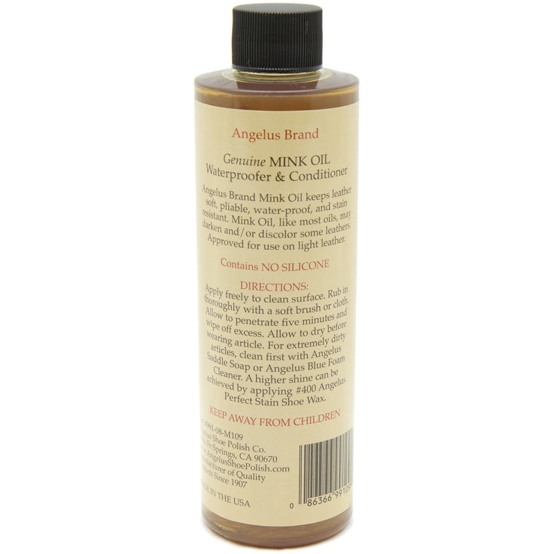 ANGELUS Mink Oil Liquid, 8 Fl. oz