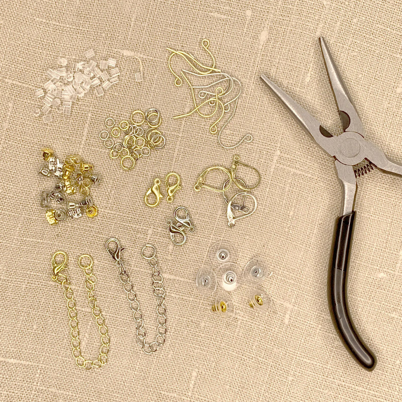 JMBM Jewelry Findings Repair Kit with Pliers