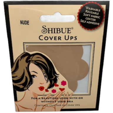 SHIBUE Petal Cover Ups, Mocha or Nude, 1 pair/pack